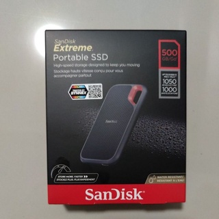 SanDisk EXTREME PORTABLE SSD ขนาดความจุ 250 / 500 GB ความเร็วอ่าน 550MB/s ความเร็วเขียน 500MB/s ของแท้ทุกชิ้น ประกัน0