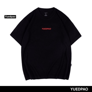 ค่าสัมบูรณ์Yuedpao เสื้อยืด OVERSIZE Red LOGO รับประกันไม่ย้วย 2 ปี เสื้อยืดสีพื้น OVERSIZE_สี BLACKถูกสุดๆS-3XL