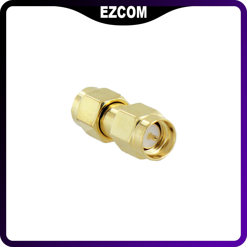 EZCOM SMA Male SMA Male SMA-JJ Connector Converter Adapter Connection
