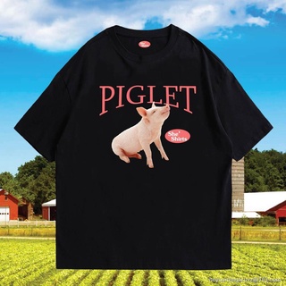 GP เสื้อ PIGLET  ผ้าCotton 100% ผ้าดีมากก มีขาวและดำ  ทั้งทรงปกติและ OVERSIZE SML