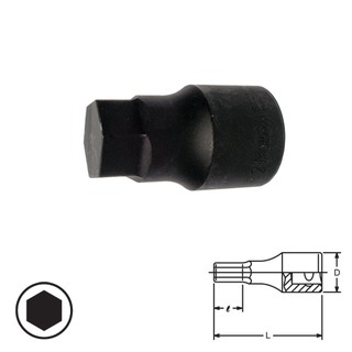 KOKEN 8012M-80-32 บ๊อกเดือยโผล่ดำ 6P-1"-80-32mm.| MODERTOOLS OFFICIAL