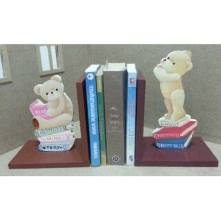 book end ที่ดันหนังสือ ลายหมีนั่ง,ยืน BE-02