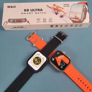 Original X8 Ultra Smart Watch Men Series 8 NFC Always-on Display เครื่องคิดเลขอุณหภูมิร่างกาย แบบไร้สาย Iwo Smartwatch