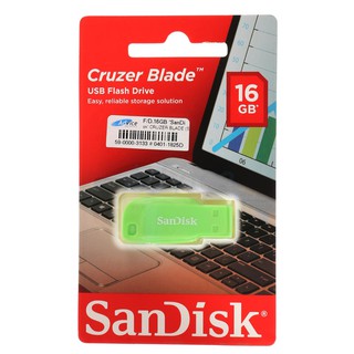 16GB SanDisk CRUZER BLADE (SDCZ50C) Green