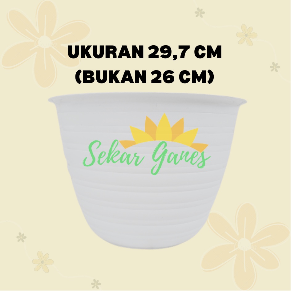WASP POT 30 WHITE HONEY POT 30 WHITE/BEE WASP POT 24 CM WHITE POT NO. 40,25,24 (Premium A)