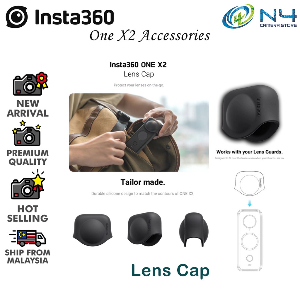 ฝาปิดเลนส์ Insta360 Onex2 สําหรับ Insta 360 One x2