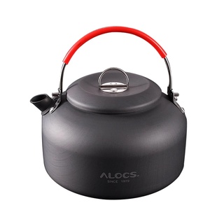 กาต้มน้ำ Alocs 0.8L CW-K02 ผิวอลูมิเนียมเคลือบแข็ง  เกรดสำหรับอาหาร เหมาะกับการเดินป่า แค้มปิ้ง