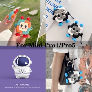 Cute Robot airpods Mini Pro4/Pro5 เคส Inpods Pro4 บลูทูธหูฟังกันฝุ่นนุ่มป้องกัน