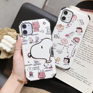 เคส OPPO A92 A53 A52 A31 A12 A9 A7 A5 A5S A3S F9 OPPOF9 OPPOA53 OPPOA31 OPPOA12 OPPOA9 OPPOA7 OPPOA3S OPPOA5 2020 2021 Silk Texture Cartoon Snoopy Soft Case