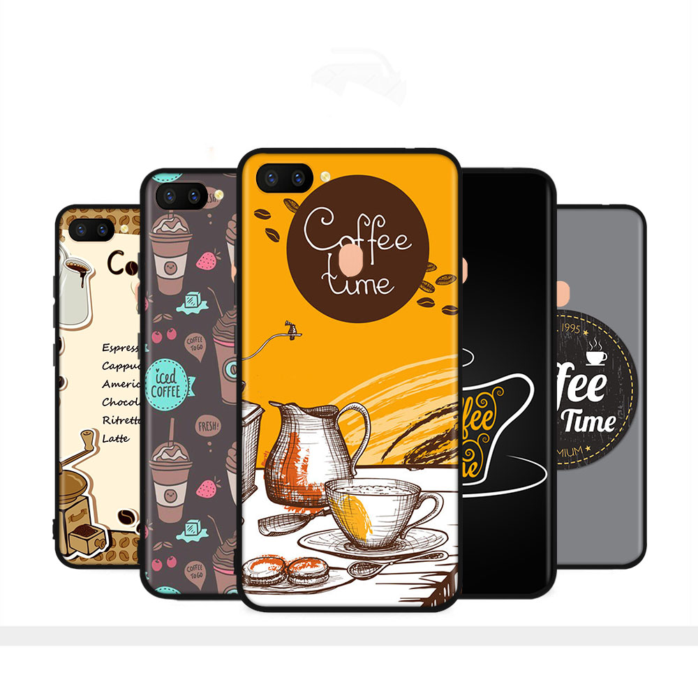 H-31 Coffee Time เคสซิลิโคนอ่อนนุ่มสําหรับ OPPO F3 Plus F11 F17 Pro F5 F7 F9