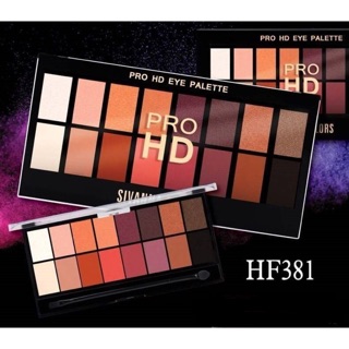 Sivanna colors pro HD eye palette hf381 อายแชโดว์พาเลท 16 สีสัน