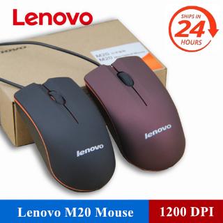 ราคาLenovo M 20 เมาส์ออปติคอล แบบใช้สาย Usb 1200 Dpi สําหรับคอมพิวเตอร์แล็ปท็อป ( 24 H Ship )