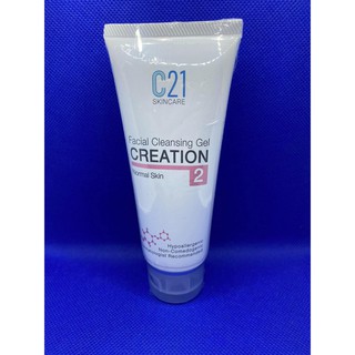 C21 FACIAL CLEANSING GEL CREATION No.2 สำหรับผิวผสม 100 ml เจลล้างหน้าสูตรใส