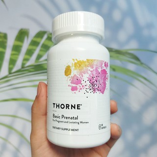 วิตามินเตรียมตั้งครรภ์ ระหว่างตั้งครรภ์ Basic Prenatal 90 Capsules (Thorne Research®) มีวิตามินรวม12 ชนิด