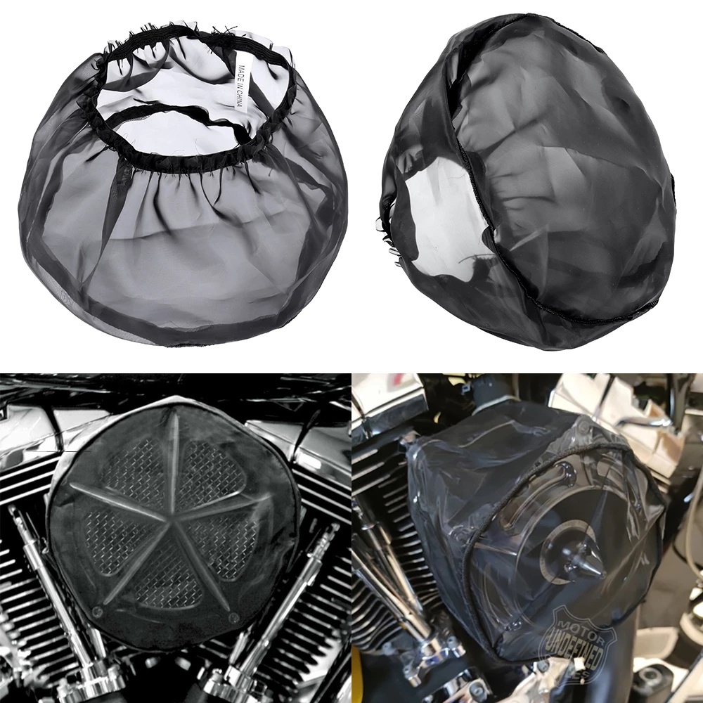 Available] Rain Sock สําหรับ Harley Touring Sportster 883 1200 Softail Dyna Road King Electra Glide สําหรับเครื่องกรองอากาศ