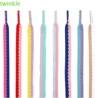 Twinkle1 รองเท้าผ้าใบลําลองสีขาวหลากสีสัน 1 คู่