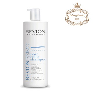 เรฟล่อน นิสสิโม โฟลท์ คัลเลอร์ แชมพู 1,000 ml.  Revlonissimo Post Color Shampoo