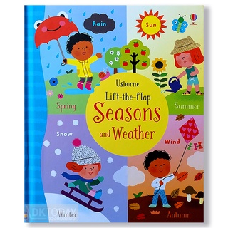 DKTODAY หนังสือ USBORNE LIFT-THE-FLAP SEASONS AND WEATHER