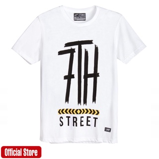 ผ้าฝ้ายแท้【COD】 7th Street เสื้อยืดรุ่น SLD001S-5XL