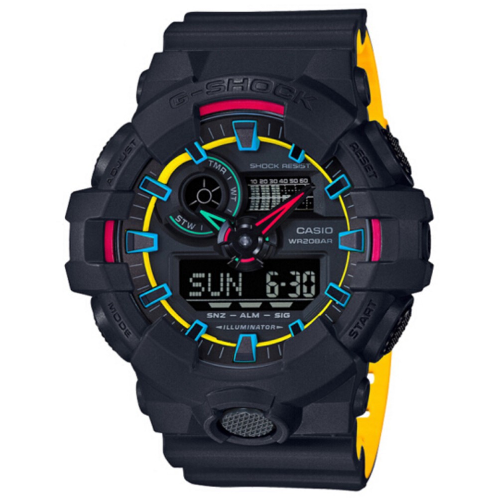 Casio G-Shock นาฬิกาข้อมือ Men Sport Quartz นาฬิกา GA-700SE-1A9