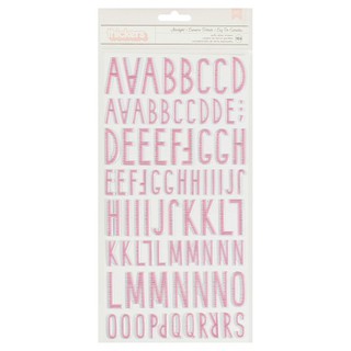 สติกเกอร์ ตัวอักษร A-Z Thickers Stickers Starlight/Puffy Pink