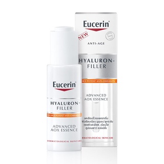 Eucerin Hyaluron-Filler Advanced AOX Essence ยูเซอริน เซรั่ม ไฮยาลูรอน รูขุมขนกระชับ ลดริ้วรอย ขนาด 30 ml 19580