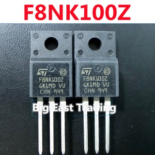 มอสเฟต F8NK100Z STF8NK100Z TO-220F 1000V 6.5A รับประกันคุณภาพ 2 ชิ้น