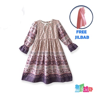 Ulikids Gamis ผ้าบาติก พิมพ์ลาย พรีเมี่ยม สําหรับเด็กผู้หญิง