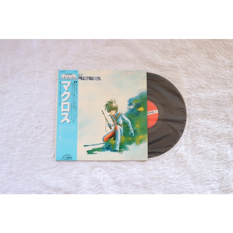 Macross album Super Dimension Fortress /แผ่นเสียง vinyl สภาพ Nm พร้อมส่ง