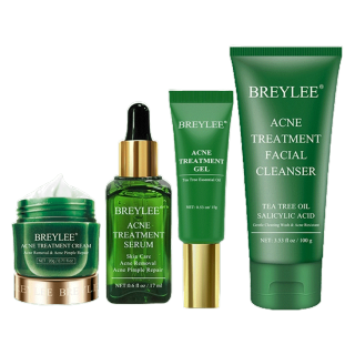 BREYLEE Acne Treatment Set 4Pcs ชุดรักษาสิว 4 ชิ้น (ชุด)