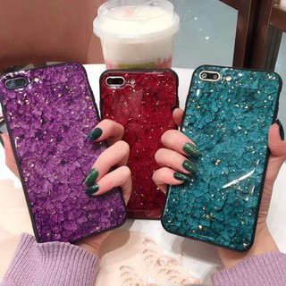 OPPO A73 F9 A7 A7X A57 A59 A79 R9s R9splus R17s Plus R11s Plus กรณีสต็อกสินค ทองฟอยล์หินอ่อน 3 สี TPU ฮาร์ดปลอกครอบคลุม
