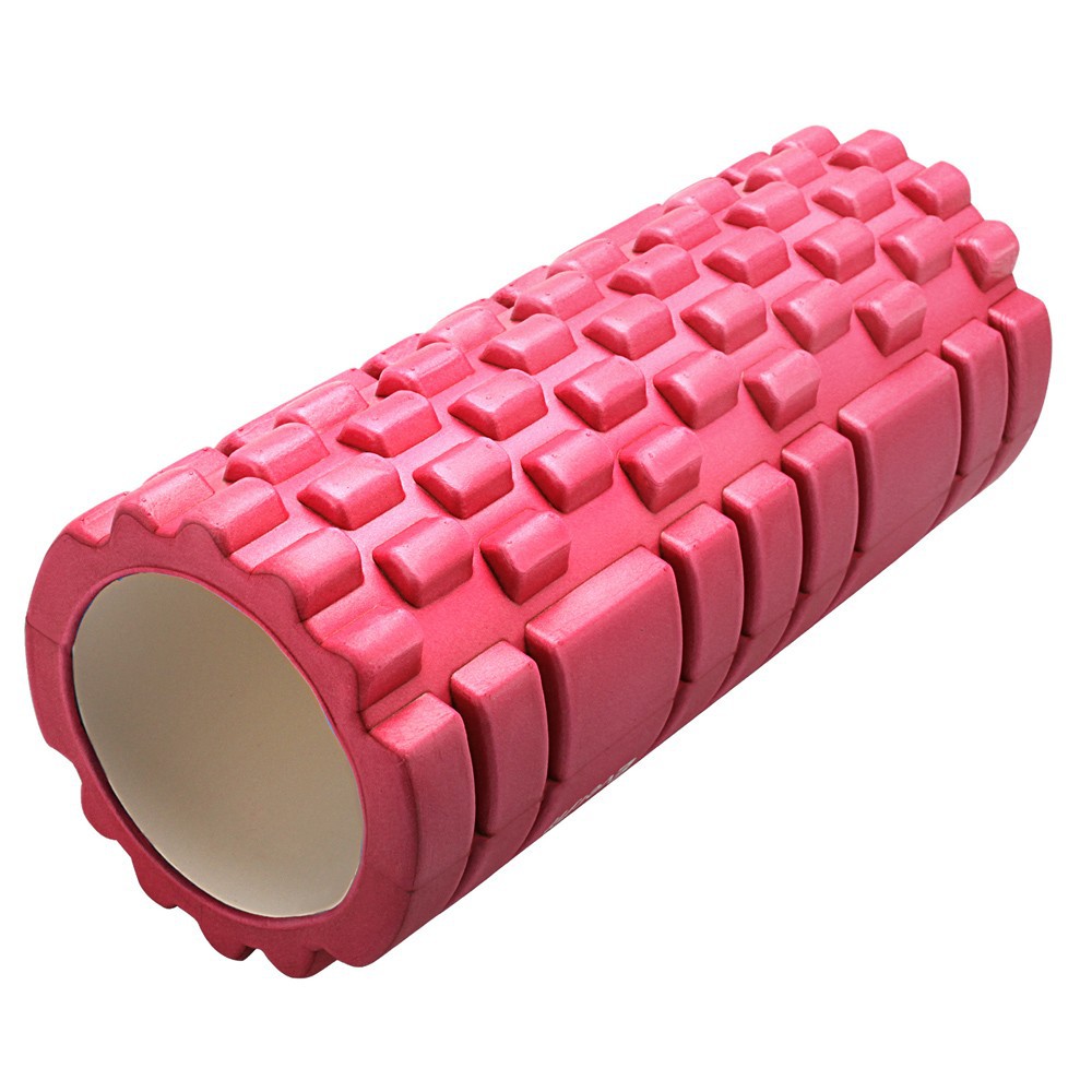 Spint โฟมโยคะ ลูกกลิ้งโยคะ Yoga Foam Roller Massage & Foam Roller (สีชมพู)