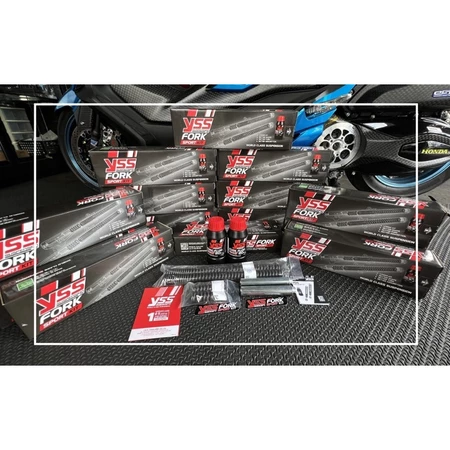 [ใช้โค้ดคุ้มลด 20%] ชุดโหลดโช๊คหน้าYSS FORK SPORTKITสปริงโหลดพร้อมน้ำมัน ชุดโหลดหน้า Forza300/350 X-max PCX Wave N-max