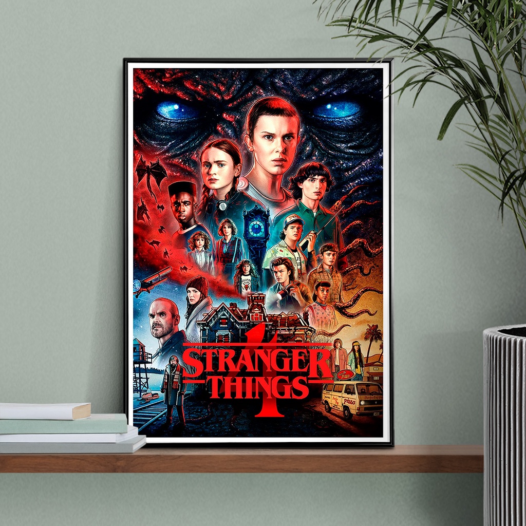 Stranger Things Poster season 4 (2022) โปสเตอร์ สเตรนเจอร์ ธิงส์ ซีซั่น 4 ขนาด 33x48 cm มีสินค้าพร้อมส่ง