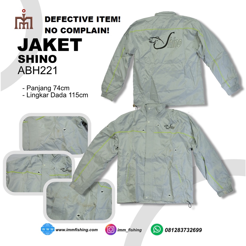 เสื้อแจ็คเก็ตกันน้ํา SHINO