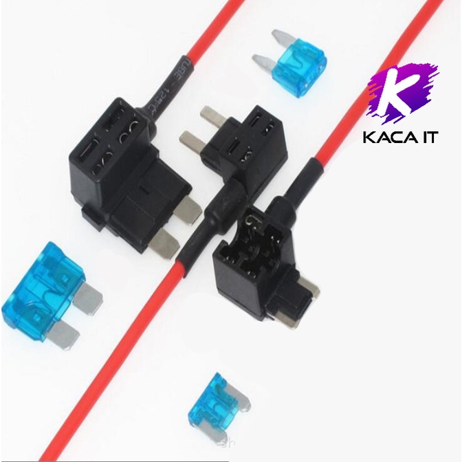 Fuse Tap แท็ปฟิวส์แถม ฟิวส์ ต่อกล้อง และ GPS ต่ออุปกรณ์ ในรถ มี 3 Size 12v - 24v Micro mini standard