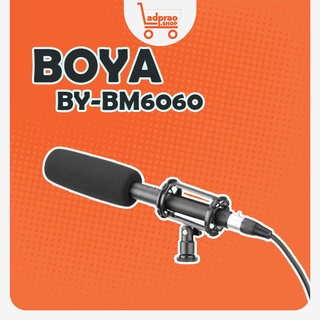 Boya BY-BM6060 ไมค์ติดกล้อง ไมค์ช็อตกัน ไมค์Boom ไมค์ไลฟ์สด ของแท้ประกันศูนย์Boyaไทย 1 ปี