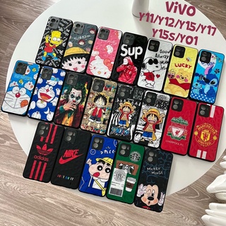 ꒰พร้อมส่ง📤꒱ มาใหม่🆕 เคส 3D พิมพ์ลายการ์ตูนน่ารัก Vivo Y11/Y12/Y15/Y17, Y15s/Y01/T1 4G