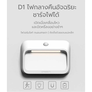 ⚡️ประกัน1ปี⚡️ORSEN By Eloop D1 ไฟเซ็นเซอร์อัจฉริยะ  Night Light Sensor ไฟส่องทางกลางคืน ติดอัตโนมัติ ตรวจจับเคลื่อนไหว