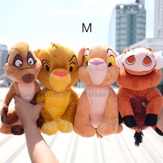 ตุ๊กตา Simba ซิมบ้า &amp; Nala นาลา &amp; Timon ทีโมน &amp; Pumbaa พุมบ้า Classic ท่านั่ง S/M/L Lion King ไลอ้อนคิง ไลออนคิง