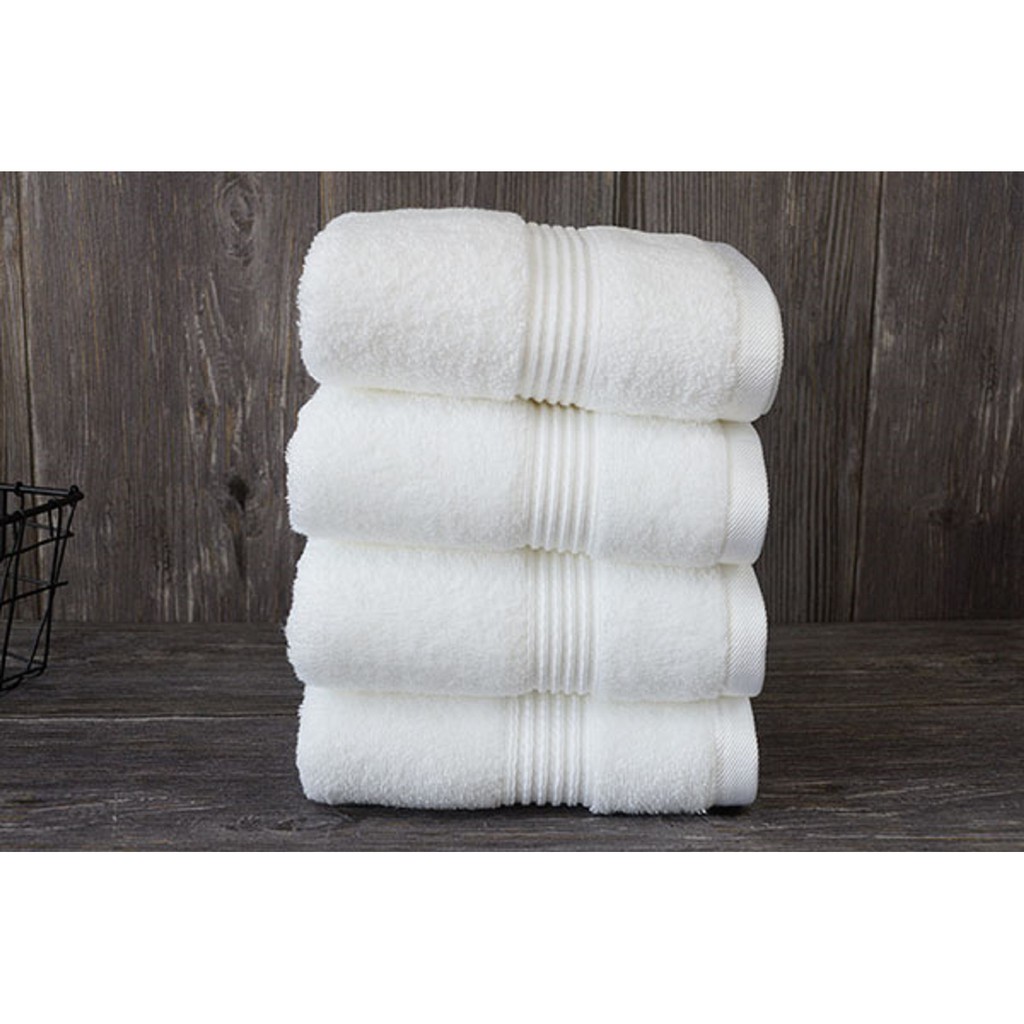 ผ้าเช็ดตัวสปาสีขาวนุ่มพิเศษ - ผ้าฝ้ายแท้ 100 ชิ้น พร้อมคุณภาพ Supreme ขนาด: 27x54Inches