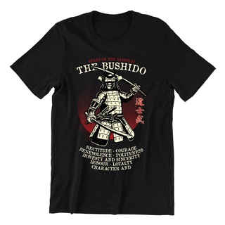 เสื้อยืดผ้าฝ้าย พิมพ์ลาย RULES SAMURAI - MENS GYM MMA JAPANESE BUSHIDO WARRIOR TRAINING TOP LCofjp87NEifcp80 สําหรับผู้ช