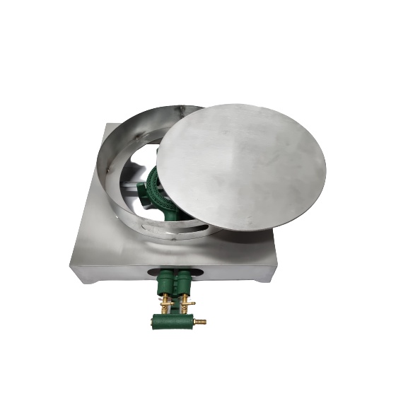 เตาเครป เตาทำเครป กระทะทำเครป ฟรี!! ไม้ปาดเครป เกรียงแสตนเลส ขนาด 14 นิ้ว ถอดได้ เตาเครปญี่ปุ่น เครปเย็น พร้อมฐาน - รูปที่ 6