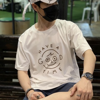 เสื้อยืด Oversize ผ้าCotton 100% แฟชั่นสไตล์เกาหลี T-Shirt โอเวอร์ไซส์ สกรีนลายสวยงาม พร้อมส่งสามารถปรับแต่งได้