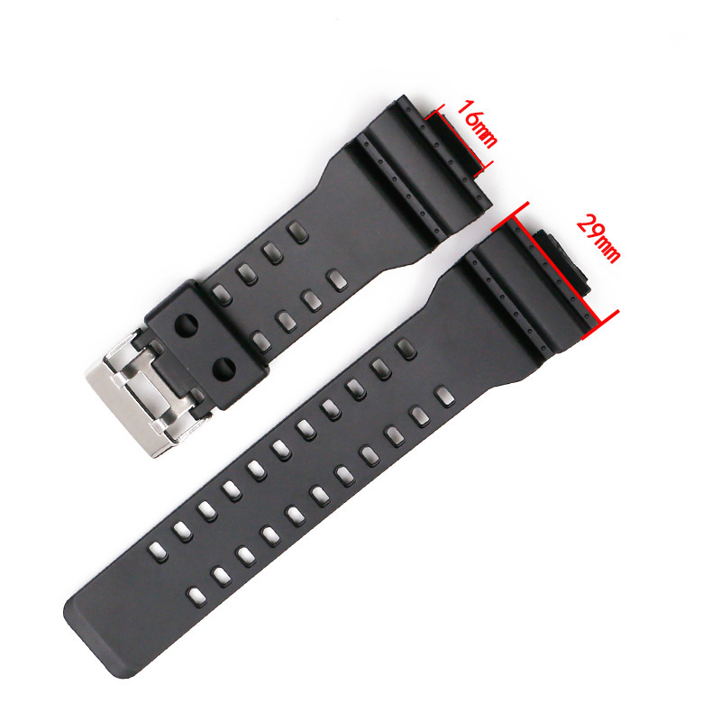 อะไหล่สายนาฬิกาข้อมือสําหรับ Casio G - Shock Ga - 100 / 110 / 120 / 150 / 200 / 300 Gd - 100 / 110 / 120 G - 8900 / Gr - 8900 W