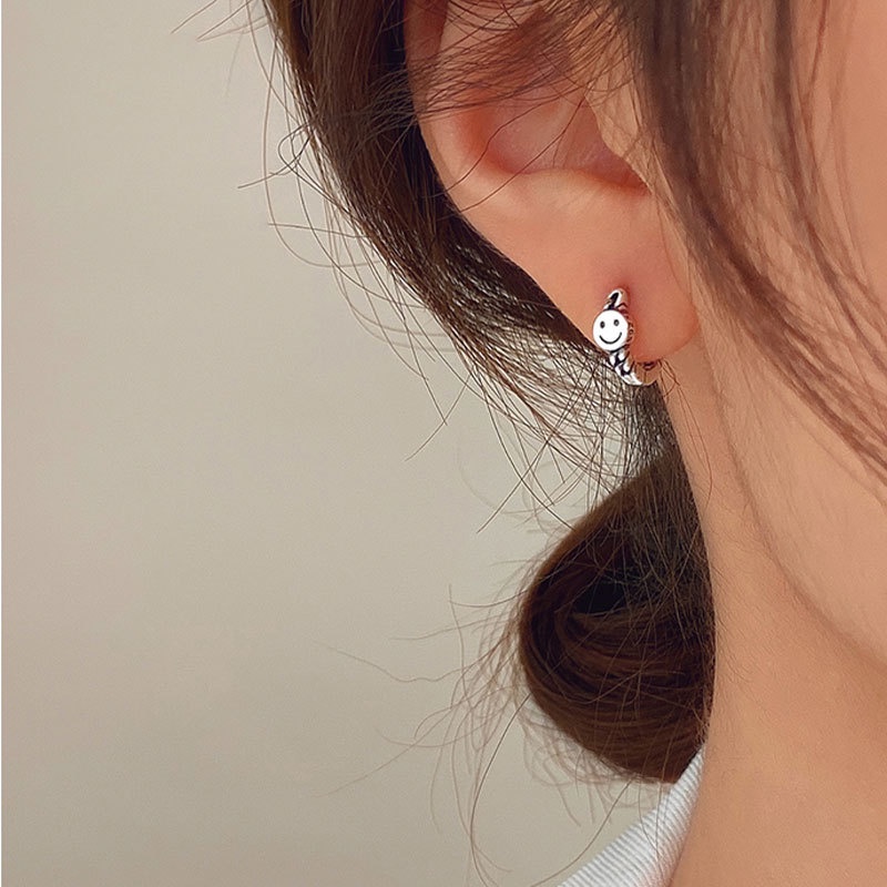 ต่างหูแฟชั่น น่ารัก ผู้หญิง ขนาดเล็ก เครื่องประดับ สวยงาม S925