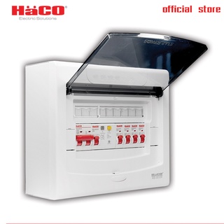 HACO ชุดตู้คอนซูมเมอร์ยูนิต 4 ช่อง MAIN RCBO 50A รุ่น CFS9/50-MR4