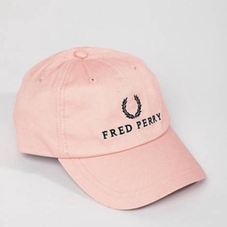 พร้อมส่ง📦หมวก Fred Perry(ปรับสายได้) Pink**ของเเท้