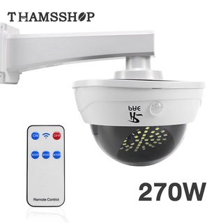 โคมไฟกล้อง 270W โคมไฟกล้องวงจรปิด เปลี่ยนได้ 3โหมด พร้อมรีโหมดคอนโทรล กันน้ำ ไฟโซล่าเซลล์ ไฟติดผนัง Solar Light THS