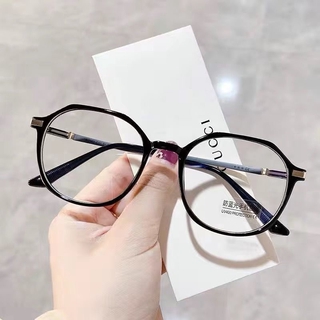 ราคาแว่นสายตาใกล้สายตากรอบรูปหลายเหลี่ยมป้องกันแสงสีฟ้าแว่นตาป้องกันความเมื่อยล้าสำเร็จรูป